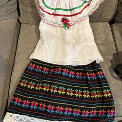 Mexican Top And Skirt