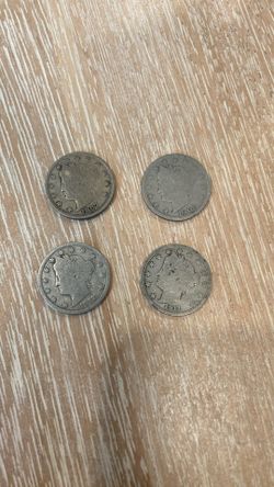 Liberty V Nickels - Qty 4 
