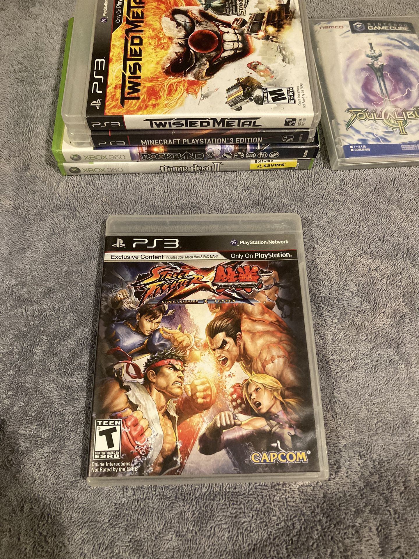 PS3 Street Fighter vs TEKKEN Game , Manual & Case 
