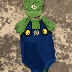 Luigi boys Halloween Bodysuit