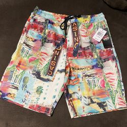 Surf Society Maillots de bain Boardshorts Casino Homme Taille 28 Moyen Size Medium