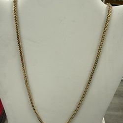 10kt Affordable Wheat Gold Chain 24 Inches 