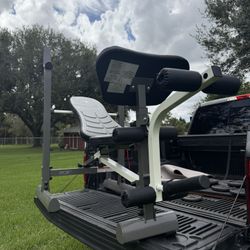 Marcy Fully Adjustable Weight Bench With Uprights For Bench Presses, Preacher Curl, And Leg Extension Attachments