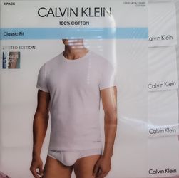 Calvin Klein Crew Neck T-Shirts 4 Pack (L)