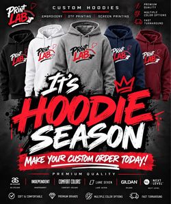 Custom Printed Hoodies