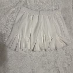New Xxl White Short Ruffle Short Boho Mini Skirt 
