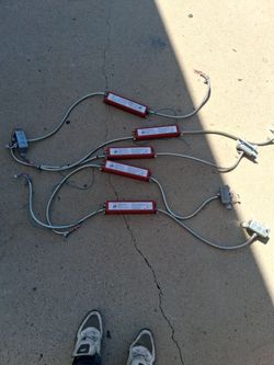 5 emergency LED drivers  everything  for $130