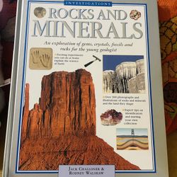 New Hardcover Rocks And Minerals Children’s Book