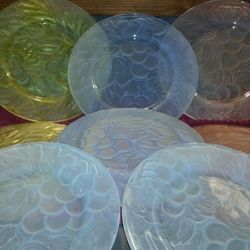 Complete Set of Beautiful Glass Plates