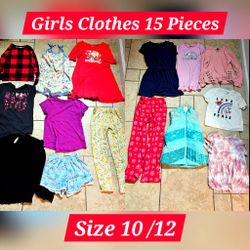 Girls Size 10/12 Clothing 15 Pieces