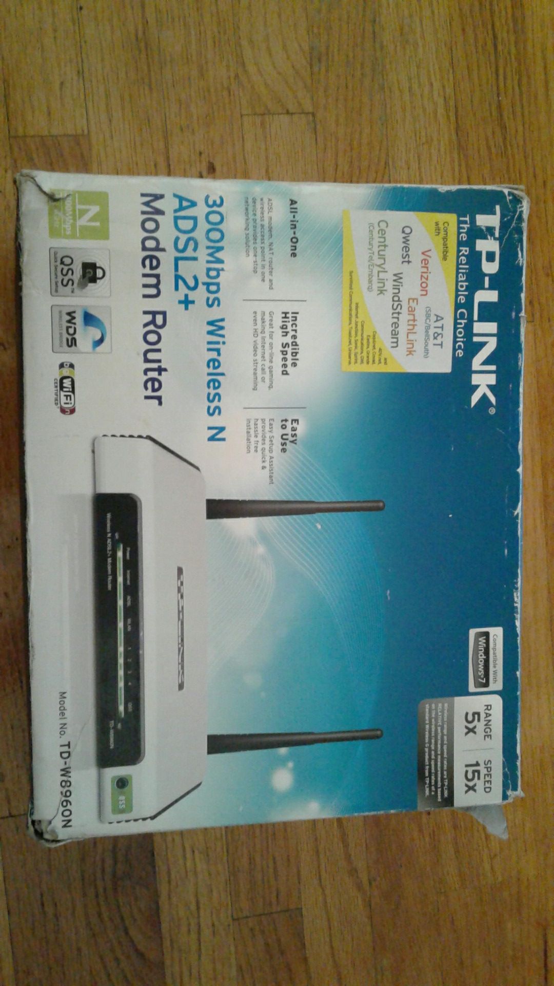 Tp- link 300 mbps modem router