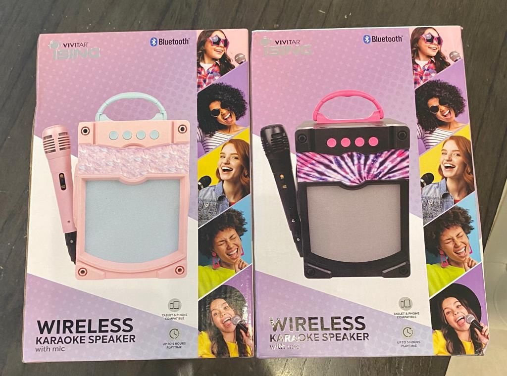 Vivitar iSing Bluetooth Karaoke Speaker With Wired Microphone