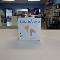 Soundcore Liberty 5 Anker ANC Earbuds Dolby 6-Mic AI Clear Calls RoseApricot New