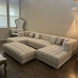 White sectional