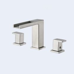 Widespread 2-handle Bathroom Faucet  Black And Gold And Nickel F18G