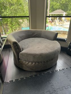 Swivel Chair - 56”x30” Like new. Pair Available