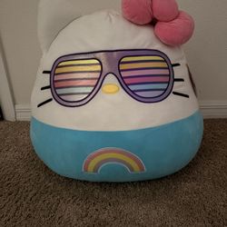 Squishmallows Hello Kitty 20" Plush Toy - Rainbow Shades