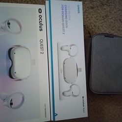 Oculus Quest 2 256gb With Anker Charging Dock And Travel Bag