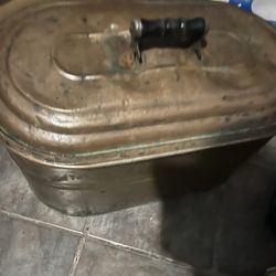 Antiques copper boiler