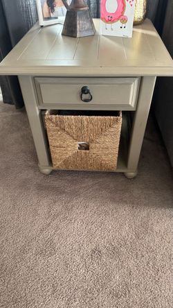 Coffee table and two end tables