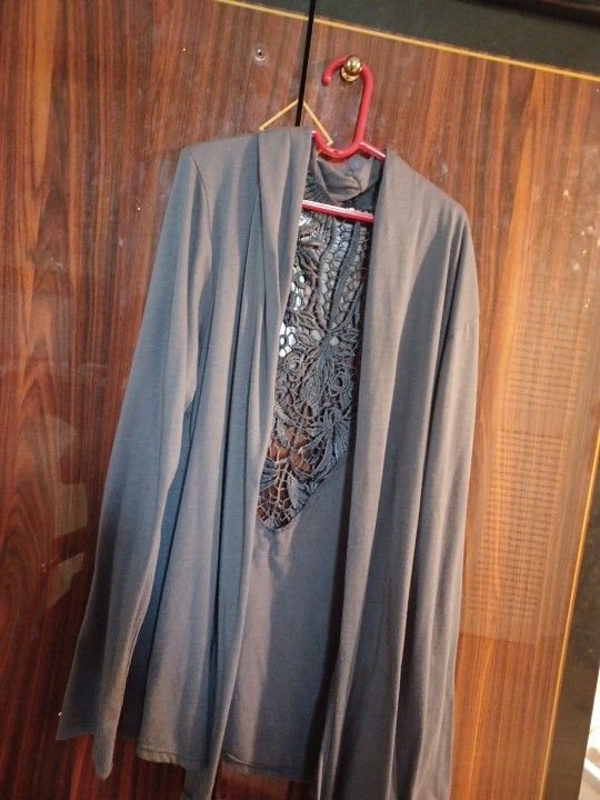 Brand: Collection Textured Open Front Jacket