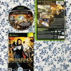 The Lord of the Rings the Return of the King Microsoft Xbox CIB Tested Working