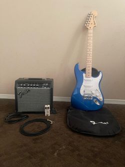 Blue Fender Squire Stratocaster
