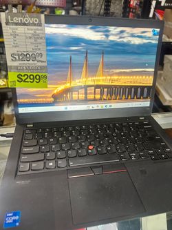 14" Lenovo T14 Gen 2 Laptop Windows PC 8GB Ram 256GB SSD
