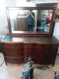 Vintage 12 drawer dresser