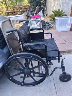 Heavy Duty Black Manual Rhythm Wheelchair