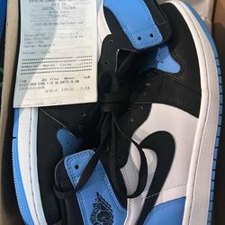 Jordan 1’s UNC Toe sz9.5