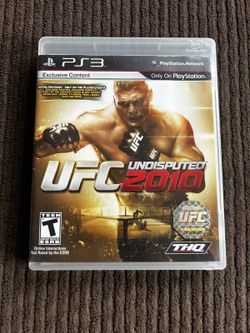 UFC Undisputed 2010 - Sony PlayStation 3 PS3 - CIB w/ Manual