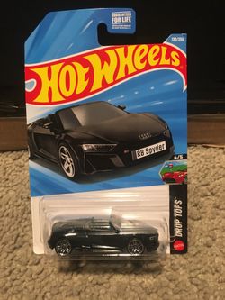 2019 Audi R8 spyder black  hot wheels
