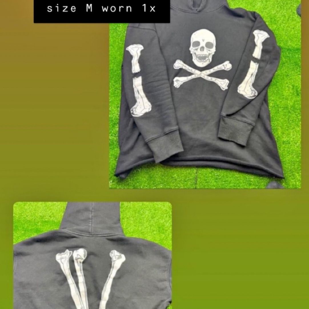 Skull vlone 2025 hoodie