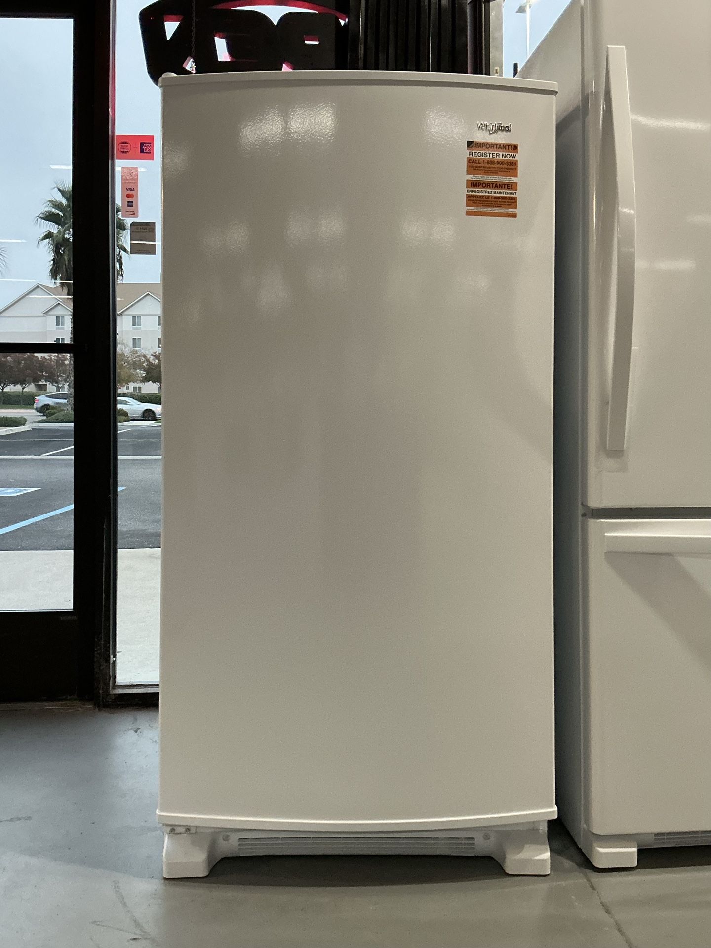 Whirlpool 16 cu. ft. Upright Freezer w/LED Lighting & Electronic Control