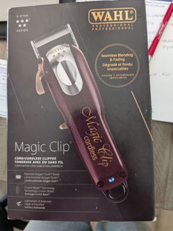New Wahl Magic clip cordless hair clippers.  Open box