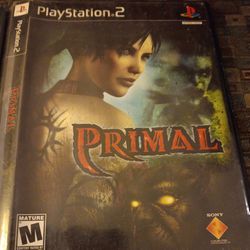PS2 "PRIMAL"  Video Game CIB