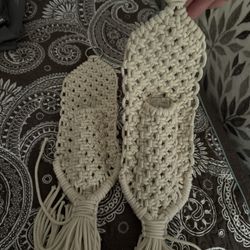 Macrame Propagation Tubes For Plants 