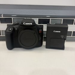 Canon Eos Rebel T7 Body With Charger And Battery