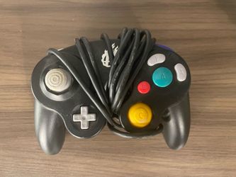GOOD CONDITION - Black Smash Bros GameCube Controller