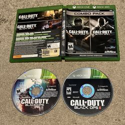 Call of Duty Black Ops 1 & 2 Combo Pack (Microsoft Xbox One, 2015) Tested