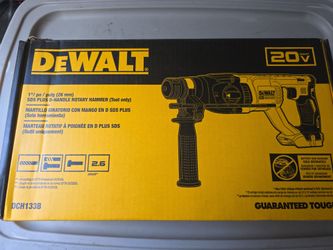 DEWALT 20VMAX BRUSHLESS 1"/PO/PULG (26MM)SDS PLUS D-HANDLE ROTARY HAMMER (TOOL ONLY)