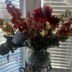 Flowers & Vase Set Large Size Moving Sale