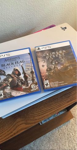 Ps5 with 2 games 1 controller and charging station