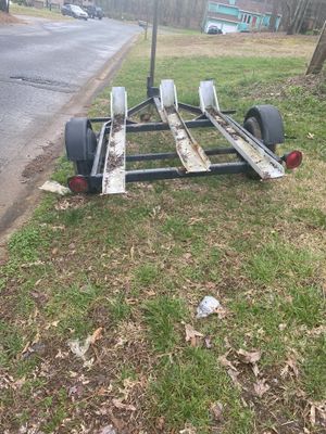 Photo Dirt bike or motorcycle trailer