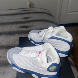 🚨Brand New jordan 13 french blue grey for girls Size