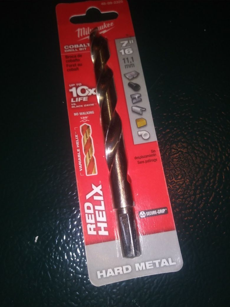 MILWAUKEE 7/16 COBALT DRILL BIT