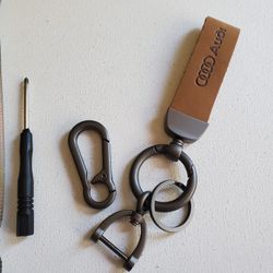Audi Leather Keychain