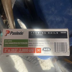 2” Paslode Cordless Framing Nails  