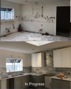 Tile, countertops, cabinets...